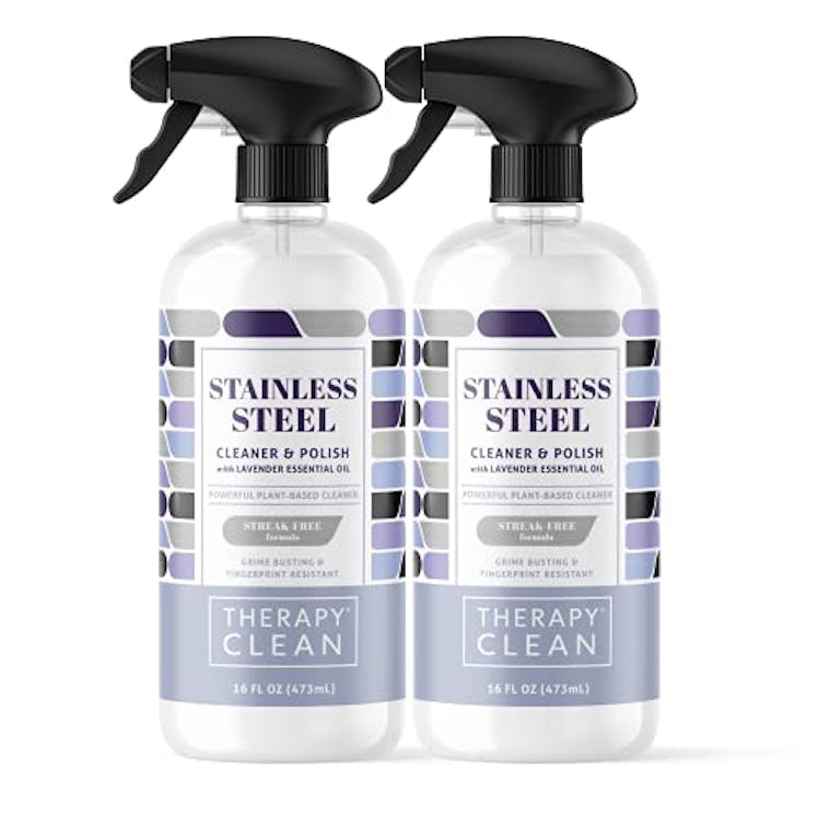 Therapy Stainless Steel Cleaner and Polish - 16 Ounces (2 Pack)