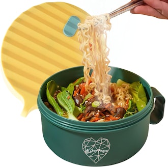 AI Love Peace Microwave Ramen Bowl