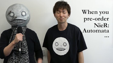 Yoko Taro excitedly promotes the pre-order bonus for NieR: Automata.
