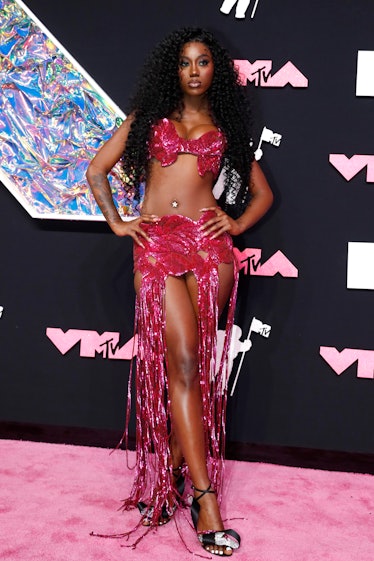 Flo Milli attends the 2023 MTV Video Music Awards at Prudential Center on September 12, 2023 in Newa...