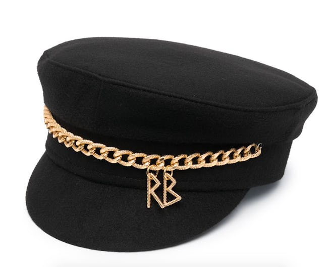 Ruslan Baginskiy chain-detail baker boy hat