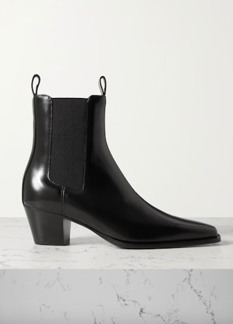 toteme The City leather ankle boots