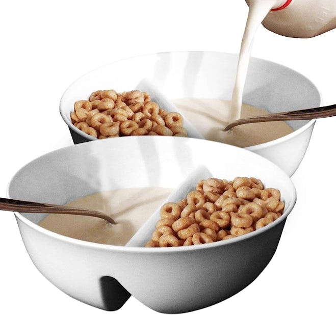 Just Solutions Anti-Soggy Cereal Bowl (2-Pack)