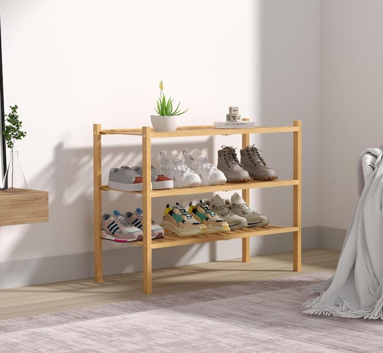 ROMGUAR CRAFT Bamboo Shoe Storage