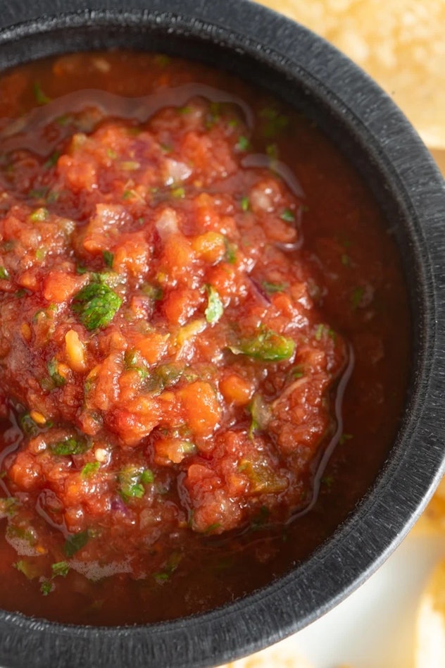 homemade blender salsa