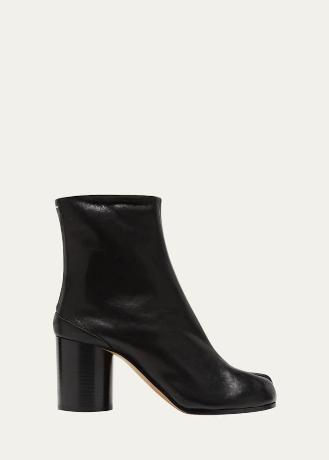 Maison Margiela Tabi Leather Ankle Boots