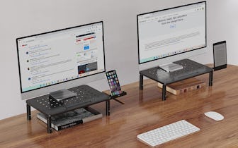 Zimilar Adjustable Monitor Stand (2-Pack)