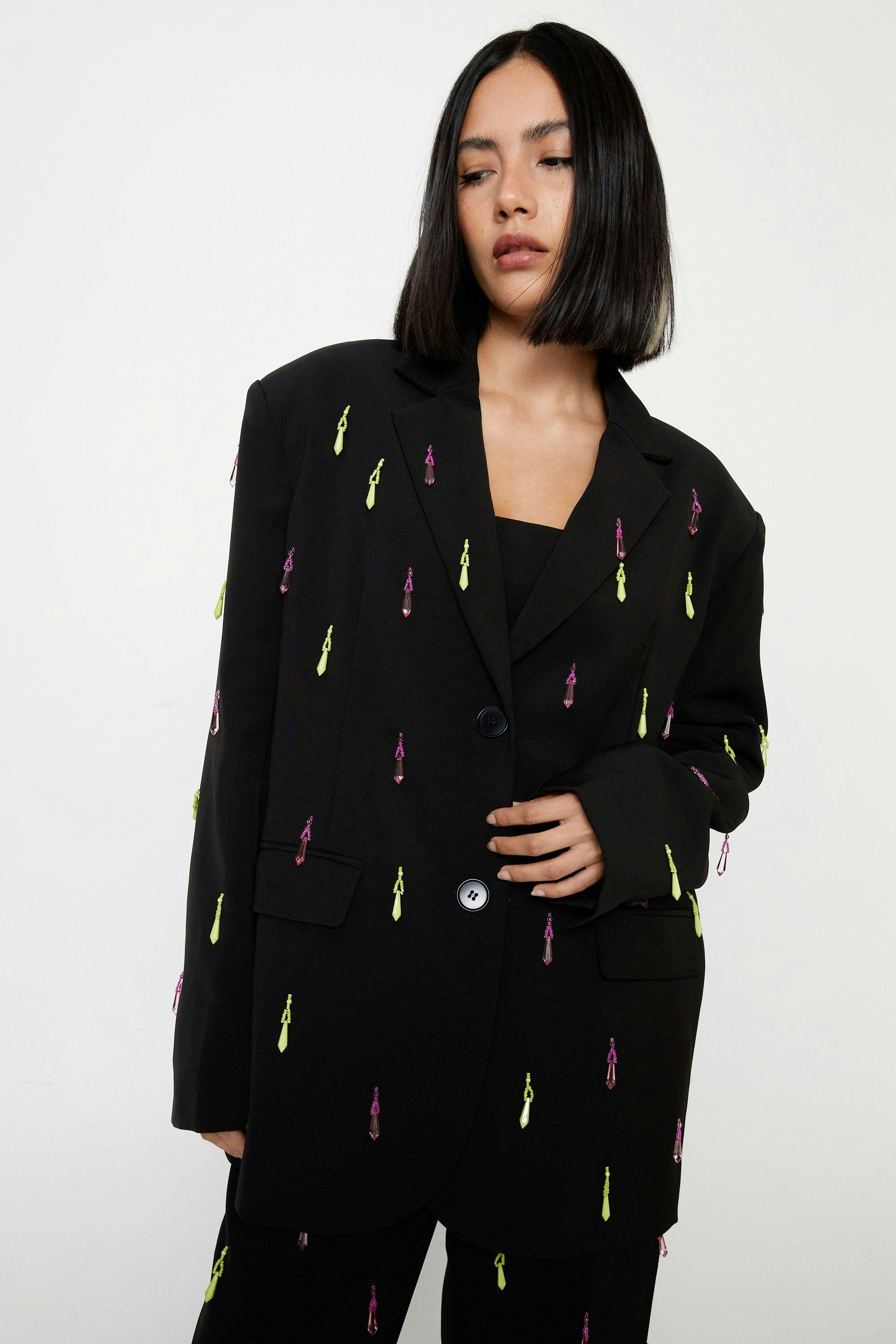 Premium Bead Embellished Blazer