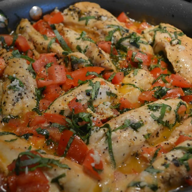 tomato basil chicken