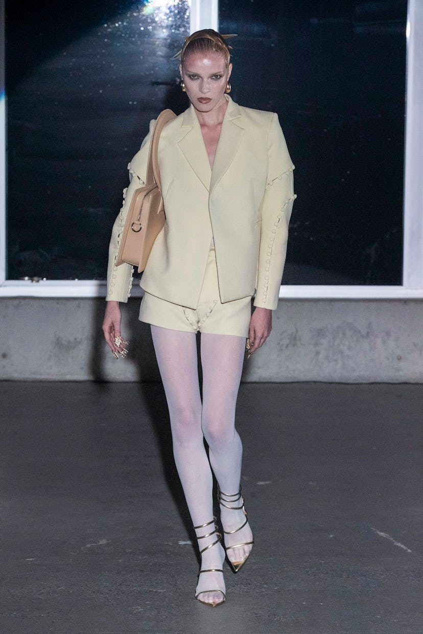 A model walks the runway during the Luar Ready to Wear Spring/Summer 2024 fashion show as part of th...