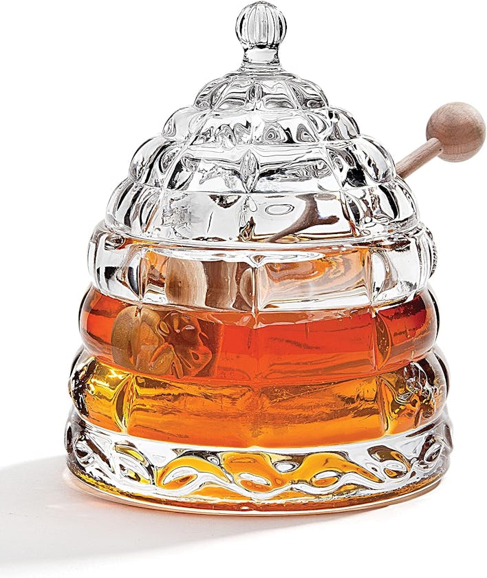 Studio Silversmith Crystal Honey Jar