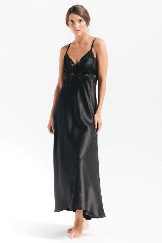 Morgan Vintage Long Silk Gown