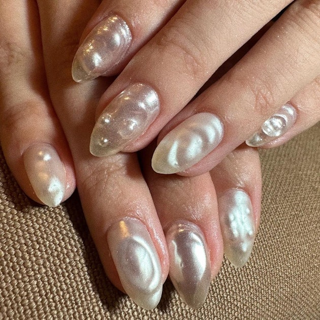 Mother of Pearl Nails: The Coolest Way to Do a Shimmery Mani