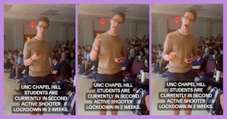 A UNC student rails against the North Carolina state government after the university experienced its...
