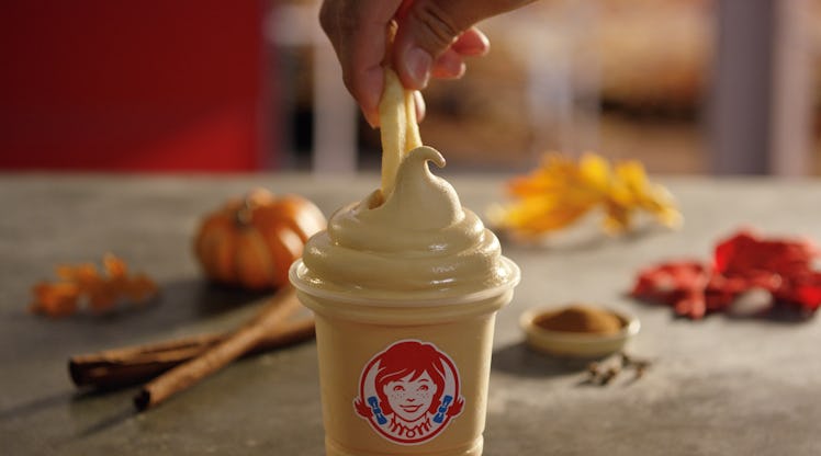 I tried Wendy's Pumpkin Spice Frosty with fries to see if it's any good. 