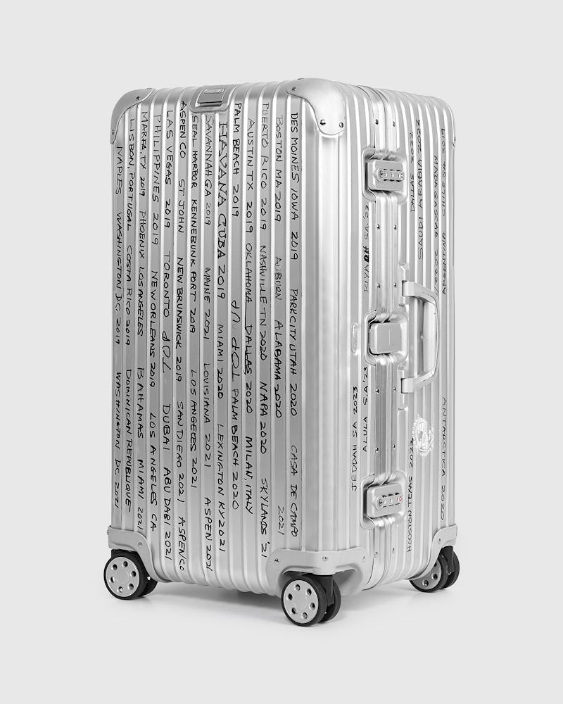 Rimowa suitcase exhibit