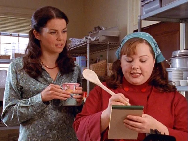 Lauren Graham as  Lorelai Gilmore and Melissa McCarthy as Sookie St James in 'Gilmore Girls'