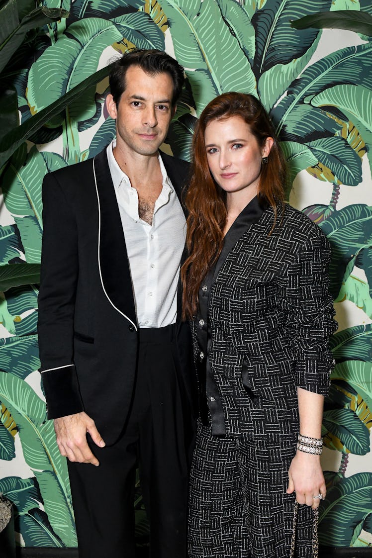 Mark Ronson and Grace Gummer attend Chanel & W Magazine's dinner and bingo event at Indochine in NYC