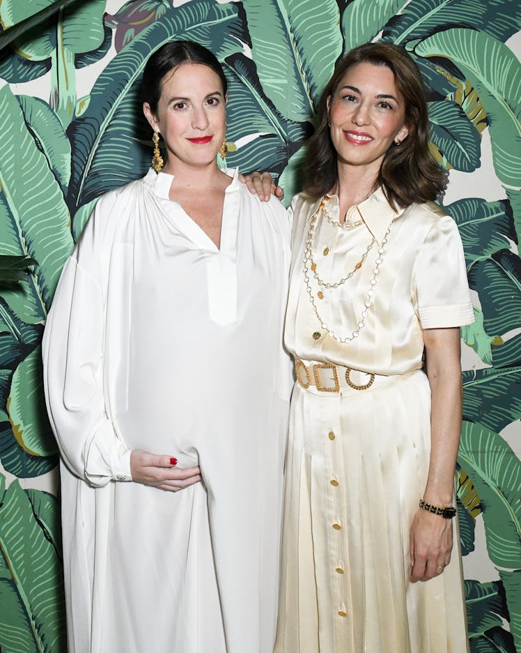 Sara Moonves and Sofia Coppola attend Chanel & W Magazine's dinner and bingo event at Indochine in N...