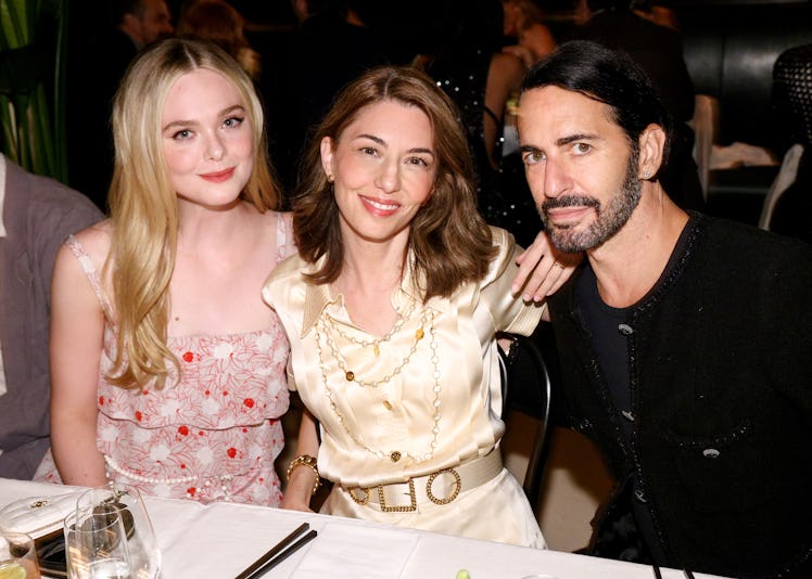 Elle Fanning, Sofia Coppola, and Marc Jacobs