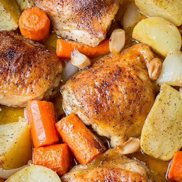 one-pot chicken and potatoes