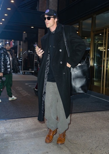 Jacob Elordi seen in New York, New York on November 11, 2021.
