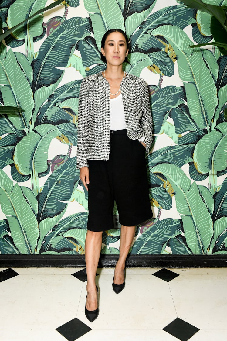 Eva Chen attends Chanel & W Magazine's dinner and bingo event at Indochine in NYC