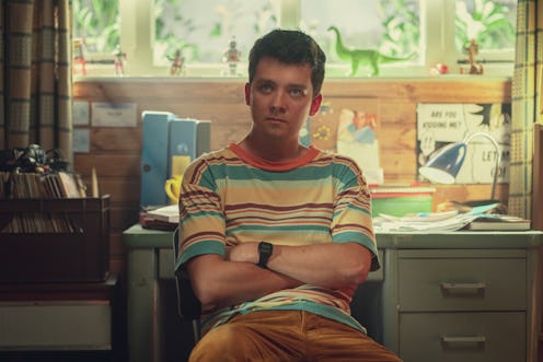 Asa Butterfield as Otis Milburn in 'Sex Education' Season 4, via Netflix's press site