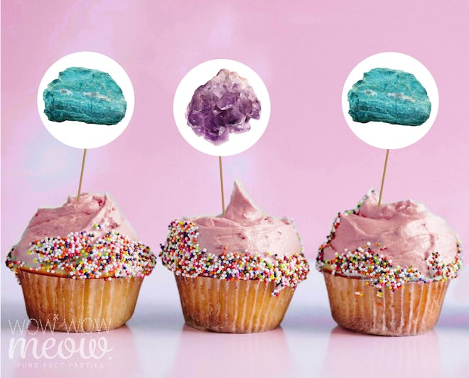 Geology Cupcake Toppers 