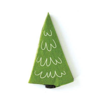 Pine Tree-Shaped Paper Napkins 24-Count