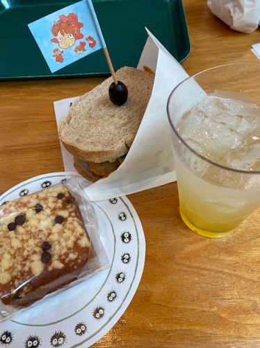 There is a cafe at the Ghibli Museum in Japan. 