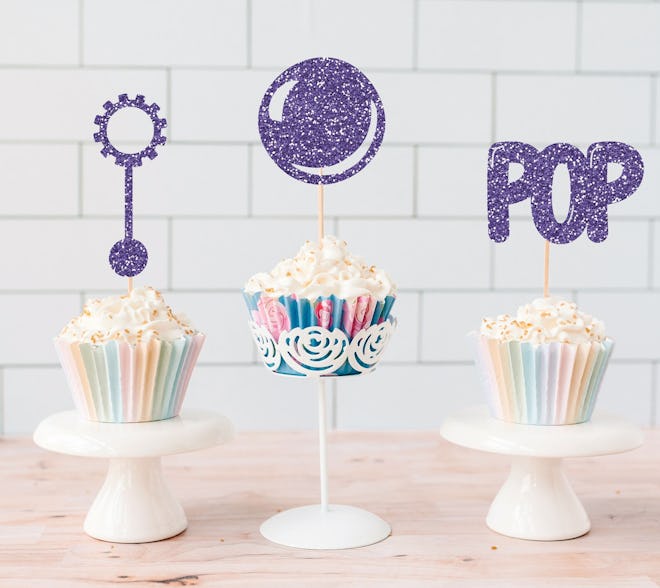 Bubble Cupcake Toppers
