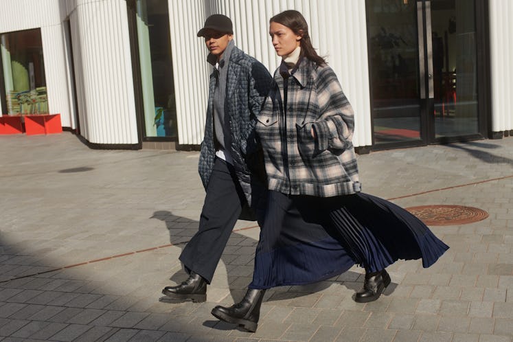 looks from clare waight keller's uniqlo collection