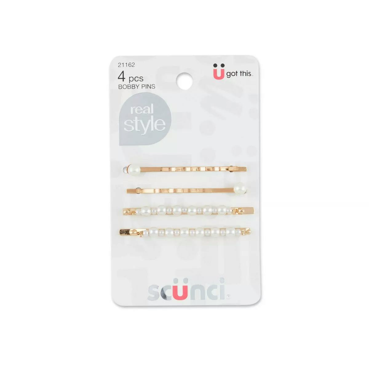 scunci Pearl Bobby Pins