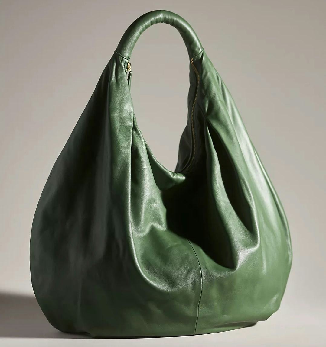 Slouchy Oversized Leather Tote