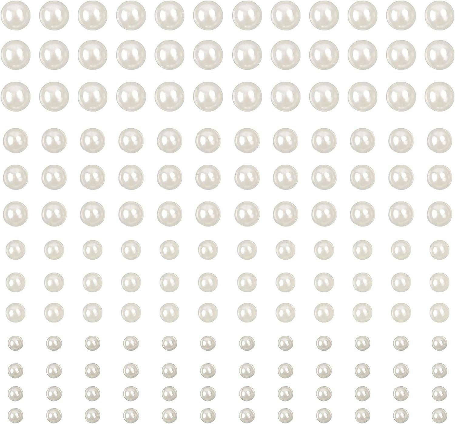 Pveath 990 Pcs Self Adhesive Pearl Stickers