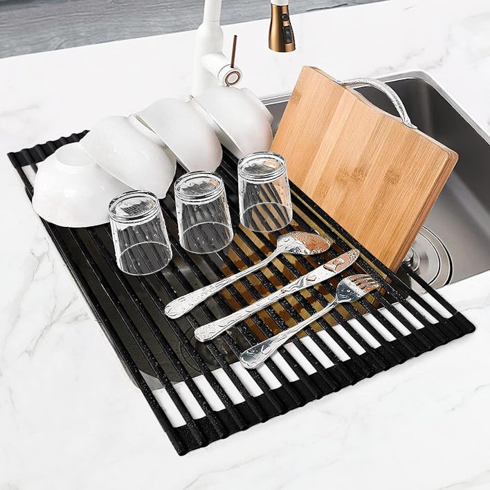 MERRYBOX Over-Sink Roll-Up Dish Rack