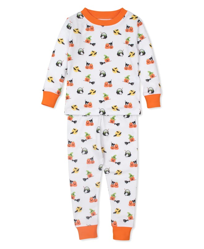 Toddler halloween pajamas with pumpkins