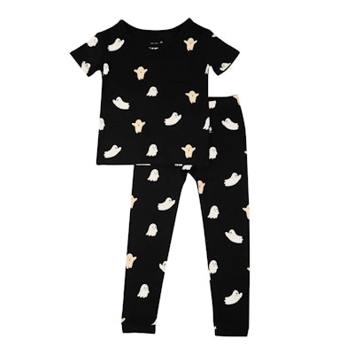 Toddler halloween pajamas with ghost pattern
