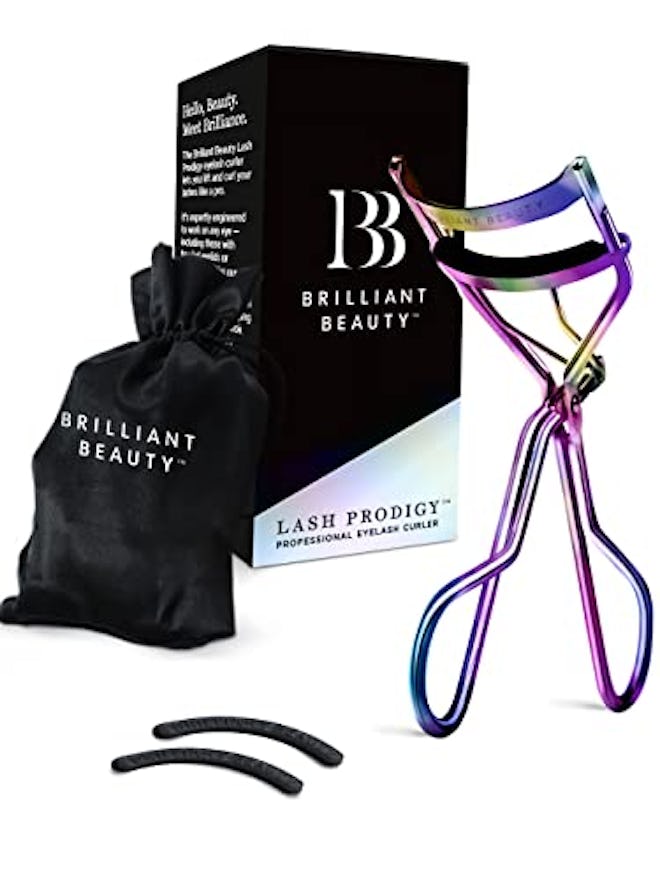 Brilliant Beauty Eyelash Curler with Bag & Refills (4 Pieces)