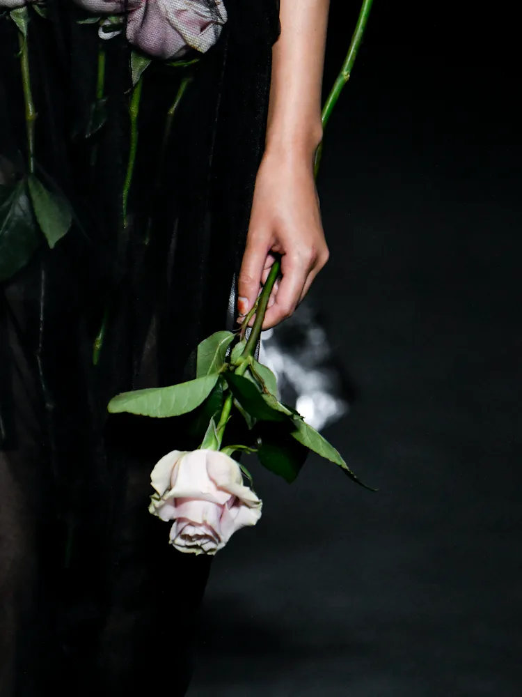 Roses—Thorns and All—Are a Spring 2024 Trend at Fashion Week