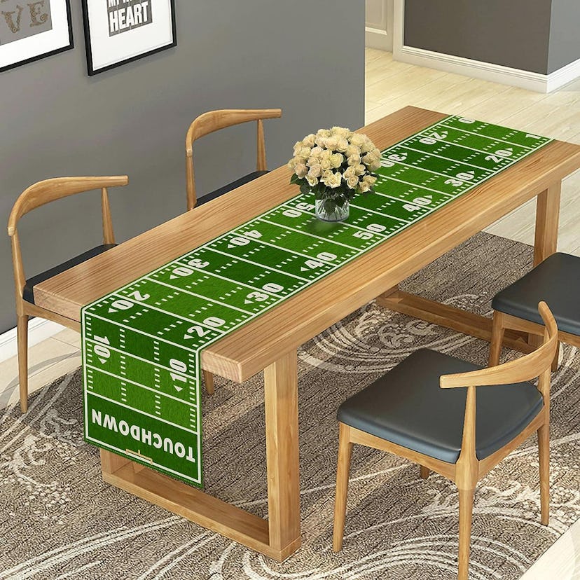 Rainlemon Linen American Football Table Runner