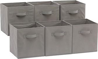 Amazon Basics Fabric Storage Cubes (6-Pack)