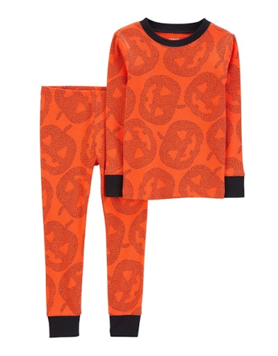 Toddler 2-Piece Halloween Pumpkins 100% Snug Fit Cotton Pajamas
