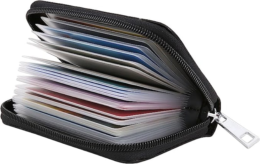 Easyoulife Genuine Leather Credit Card Holder