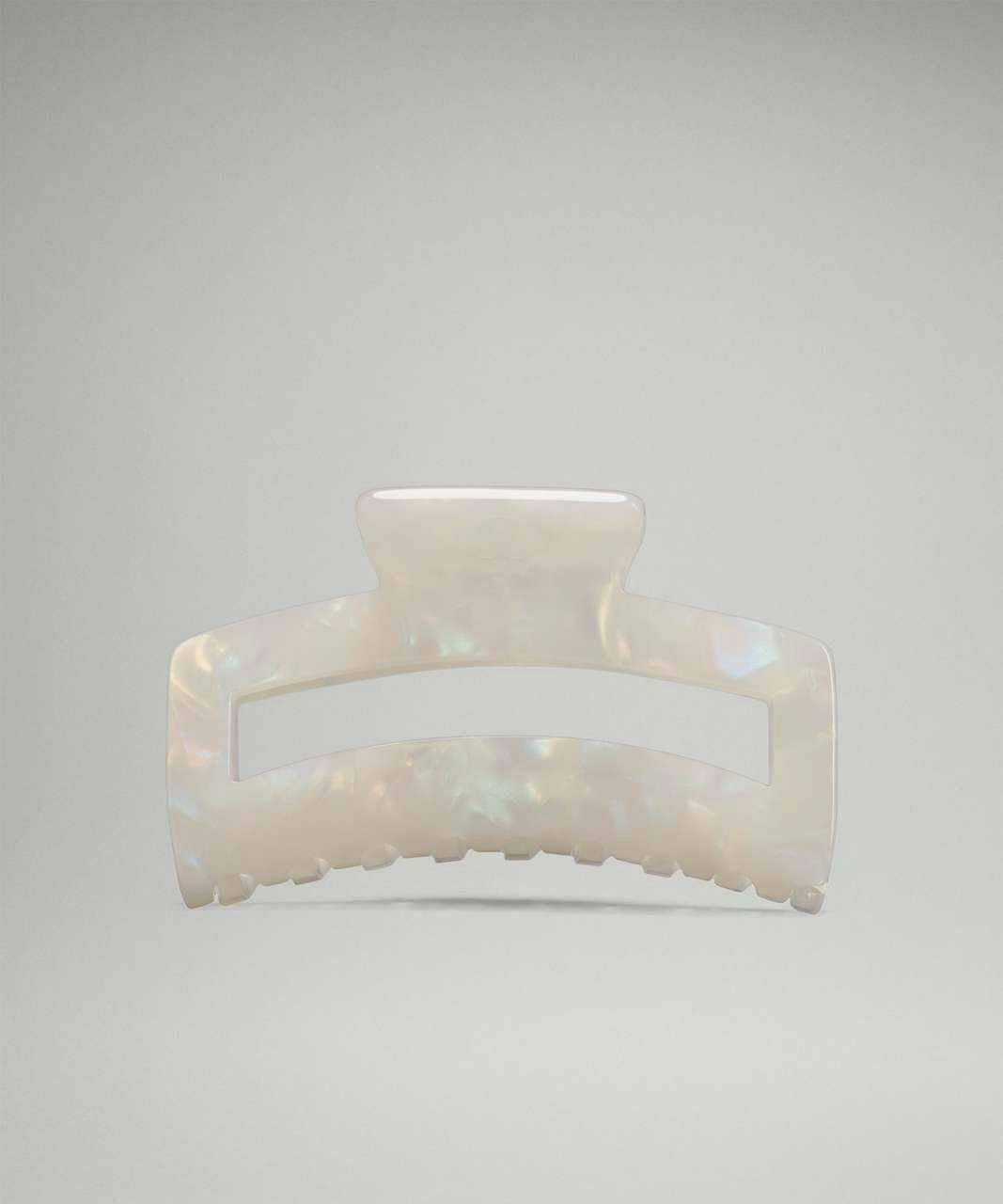 lululemon White Opal Large Claw Hair Clip