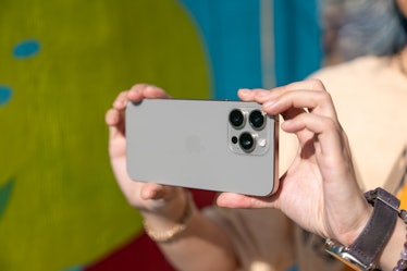 The iPhone 15 Pro Max is the first and only iPhone with a 5x telephoto lens.