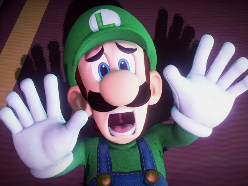 scared luigi