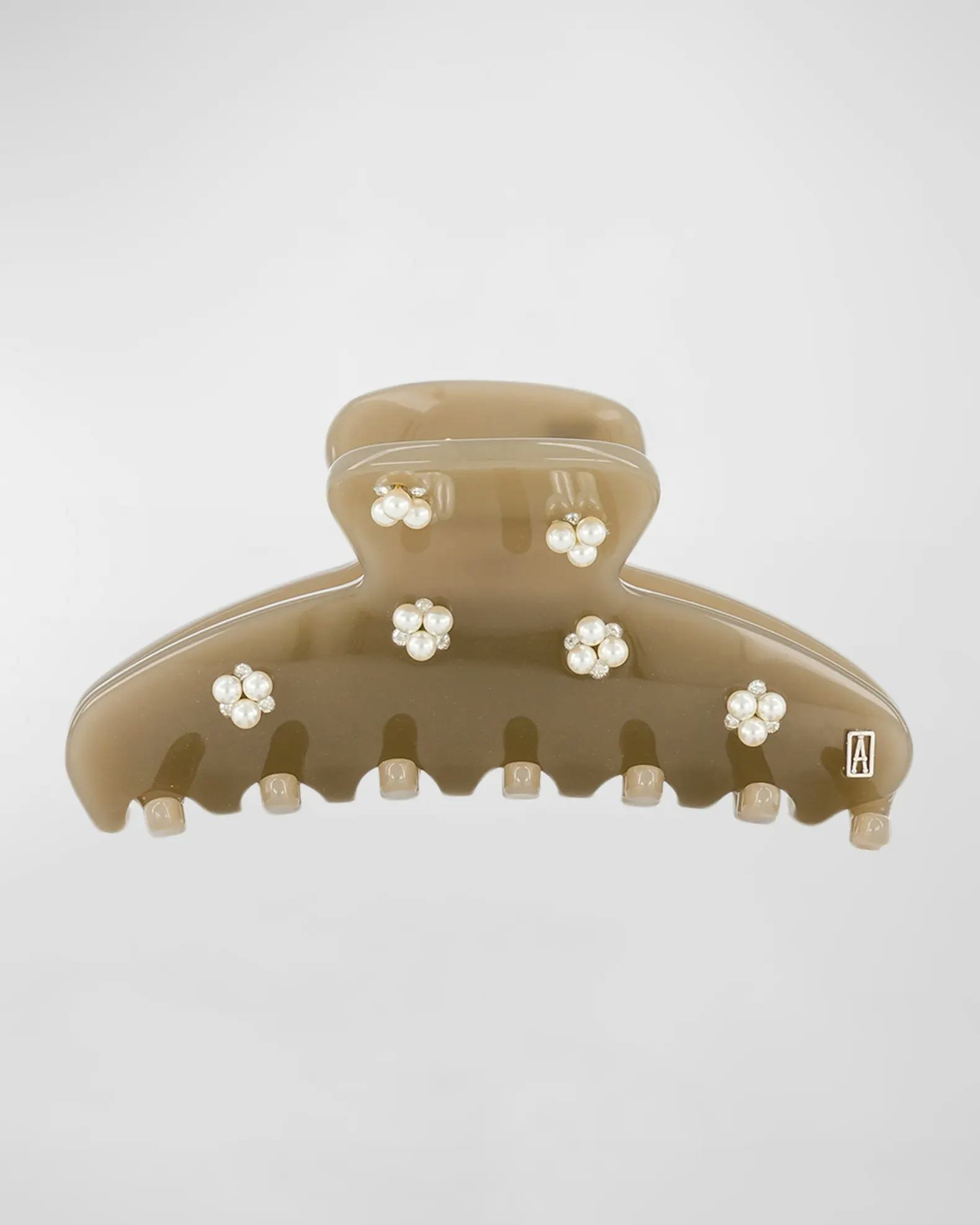 Alexandre De Paris Swarovski Pearl Acetate Jaw Hair Clip