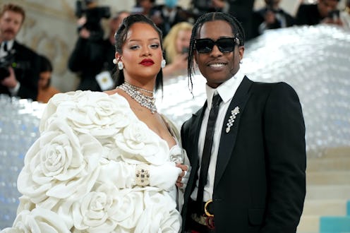 Rihanna & A$AP Rocky at the 2023 Met Gala.